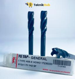 YG-1 YH2 SF — HSS-E Spiral Flute Tap M12×1.75